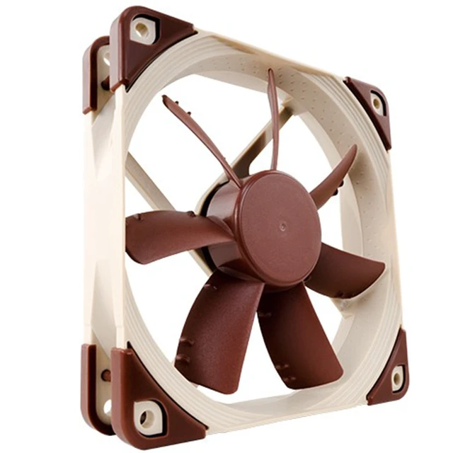 Alt view image 4 of 5 - Noctua NF-S12A PWM 120mm Quiet Fan, 4-Pin PWM, 12025 Computer Case Fan, Premium Cooling Fan for PC, CPU Cooler & Radiator