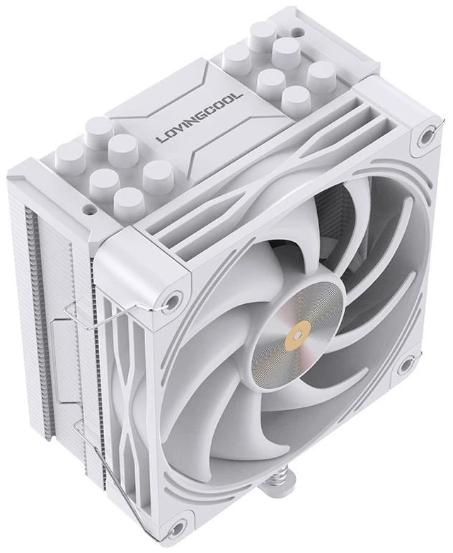 Alt view image 6 of 6 - LOVINGCOOL K600 K6000 CPU Air Cooler, 6 Heat Pipes Tower PC Cooler, 4Pin PWM Quiet Fan, Full Platform CPU Heatsink for Desktop Computer