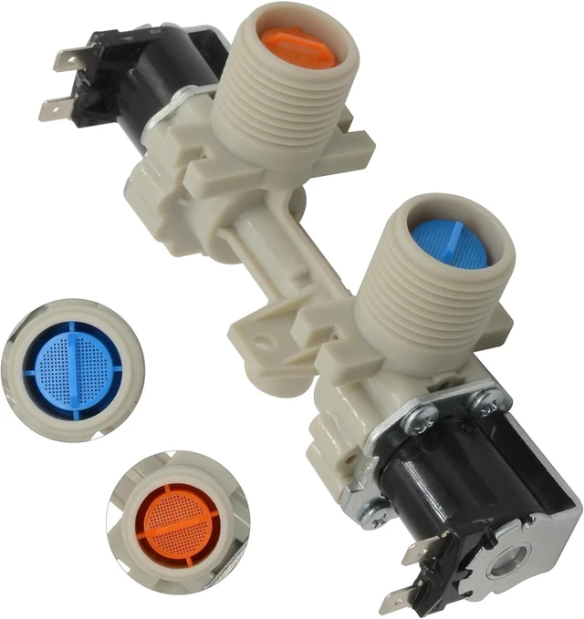Main image of W10906602 Washer Water Inlet Valve Replacement for Whirlpool Kenmore Amana