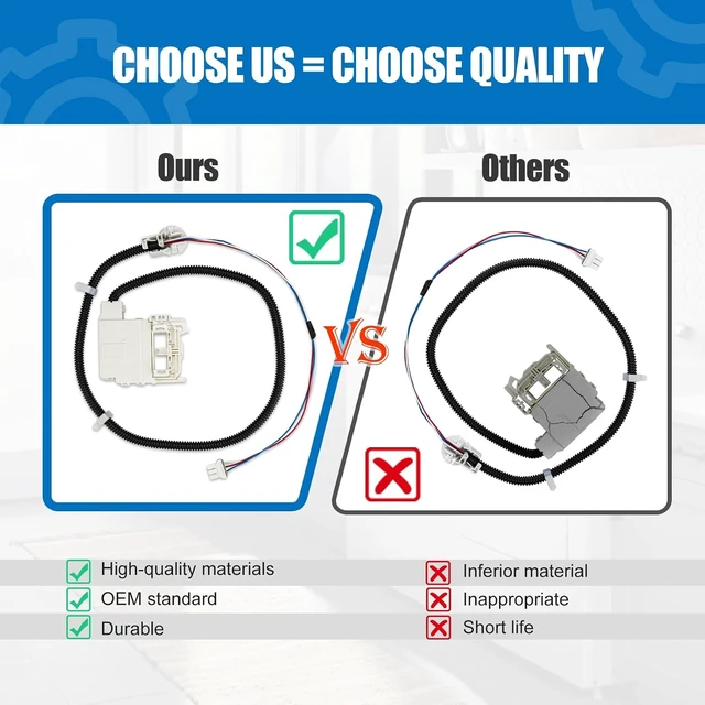 Alt view image 7 of 7 - WH08X32657 Washer Lid Switch with Wire Harness for GE Washing Machines Replacement Parts Compatible with Most Ge Washer Lid Lock Switch Replace
