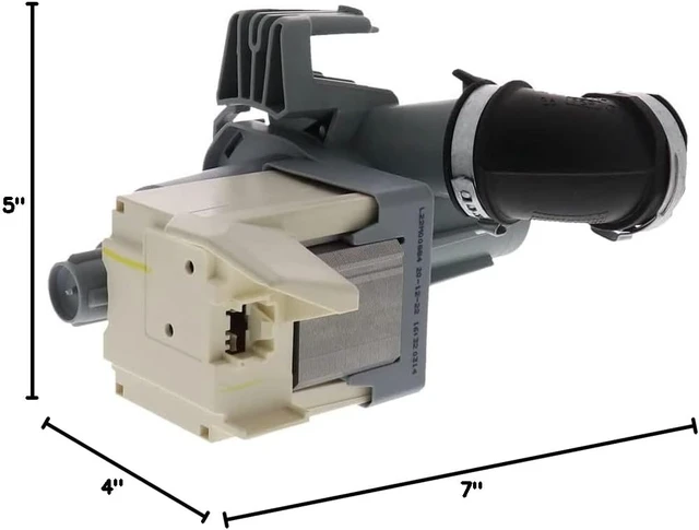 Alt view image 6 of 7 - OEM Dishwasher Pump W11612326W11612326 is suitable for replacing the drainage pump of Whirlpool washing machine.