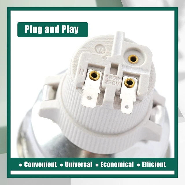Alt view image 4 of 7 - W11594027 Wall Oven Light Bulb Replacement for Whirlp Gas/Electric Range Replace W11281687 W10454648 W10565174 WPW10454648