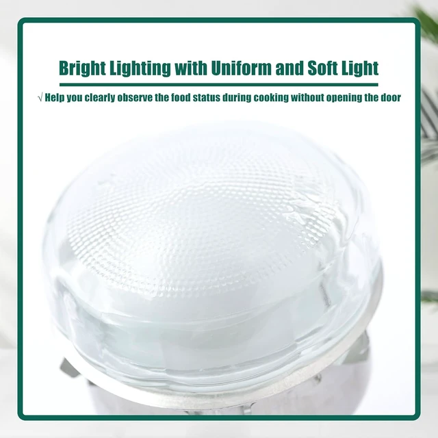 Alt view image 6 of 7 - W11594027 Wall Oven Light Bulb Replacement for Whirlp Gas/Electric Range Replace W11281687 W10454648 W10565174 WPW10454648