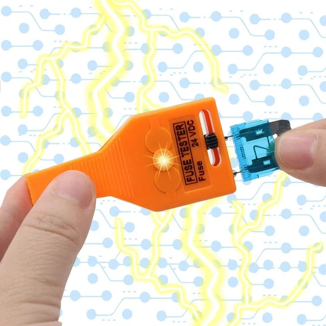 Main image of DC 24V Automotive Multifunctional Blade and Glass Tube Fuse Tester Puller ATO/ATC ATM Removal Tool Detect and Find The Burned in The Car Fuse Box