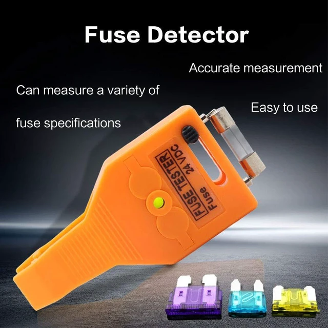 Alt view image 2 of 7 - DC 24V Automotive Multifunctional Blade and Glass Tube Fuse Tester Puller ATO/ATC ATM Removal Tool Detect and Find The Burned in The Car Fuse Box