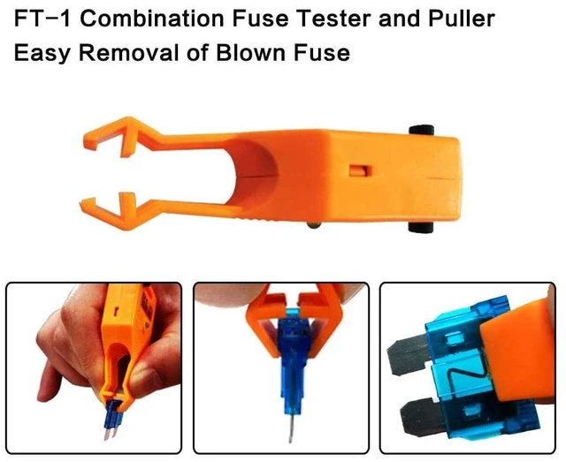 Alt view image 3 of 7 - DC 24V Automotive Multifunctional Blade and Glass Tube Fuse Tester Puller ATO/ATC ATM Removal Tool Detect and Find The Burned in The Car Fuse Box