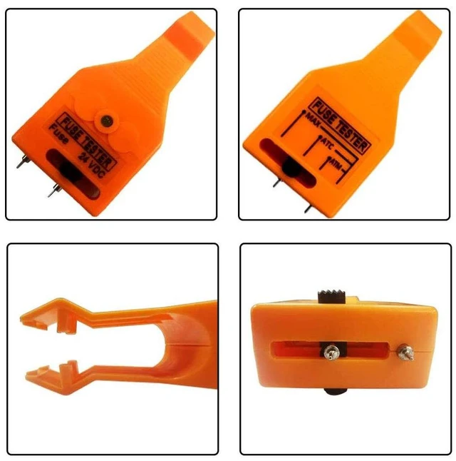 Alt view image 5 of 7 - DC 24V Automotive Multifunctional Blade and Glass Tube Fuse Tester Puller ATO/ATC ATM Removal Tool Detect and Find The Burned in The Car Fuse Box