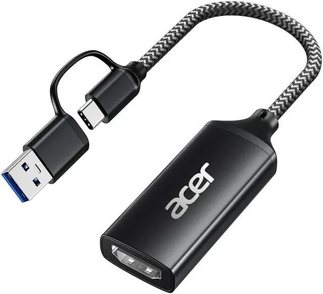 Main image of Video Capture Card, HDMI to USB 3.0 Capture Card for Streaming, 1080P 60FPS HDMI Capture Card with Type-C/A, Compatible for Switch2, PS5/4, Quest3, Camera, OBS, Xbox
