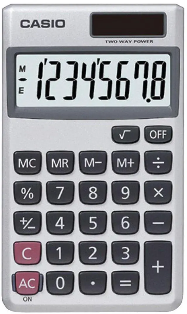 Main image of Standard Function Desktop Calculator | General Purpose | Large 8-Digit Display | Pocket Size | Basic Math Functions| Ideal for Home & Office