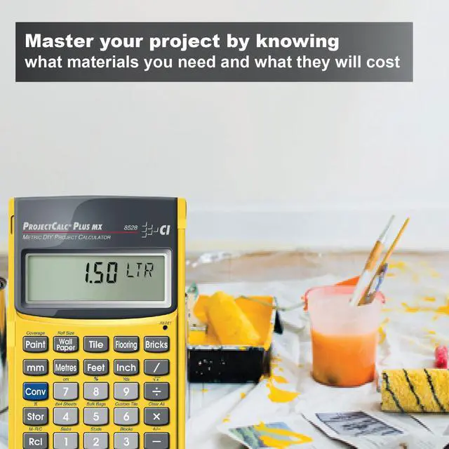 Alt view image 5 of 6 - Calculated Industries 8528 Metric Do-It-Yourself Calculator