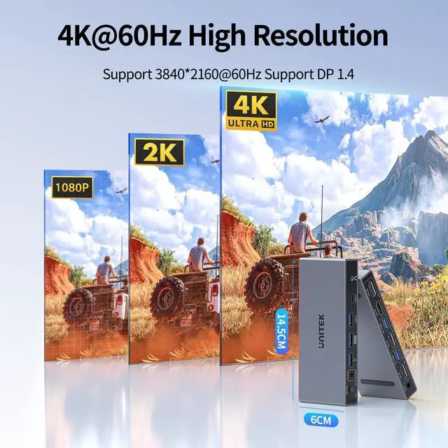 Alt view image 6 of 7 - KVM Switch 2 Monitors 2 Computers DisplayPort, Dual Monitor DisplayPort KVM Switch 4K 60Hz with 4 USB 3.0 Ports for Keyboard Mouse Hard Drives Printer, Home Office Gaming, Grey