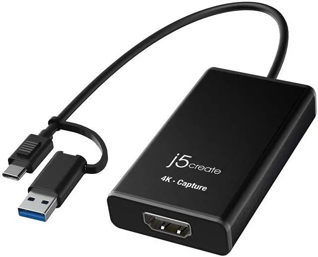 Alt view image 4 of 7 - 4K HDMI Video Capture Card, DSLR Cam Link, Game Capture Adapter for Game Live, Broadcasting, Streaming, Video Conference | Support 4K30, 2K60, 1080p120 (JVA11)