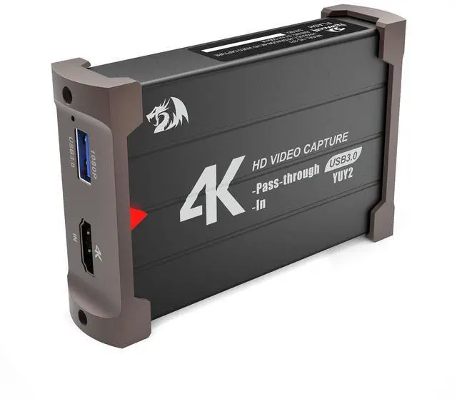 Alt view image 6 of 7 - VC321 4K Video Capture Card, USB 3.0 1080p 60fps Video Capture, 4K HDMI Pass-Through, Zero-Latency Streaming, Compatible with Windows/Mac, Game Capture for PS5, Xbox, NS, DSLR, OBS