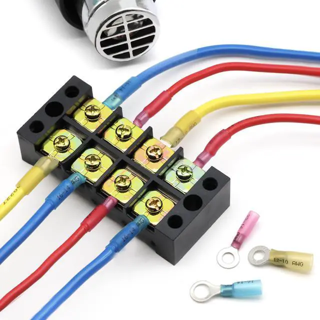Alt view image 4 of 6 - 600Pcs Heat Shrink Wire Connectors Electrical Kit - Marine Automotive Crimp Terminals Assortment, Waterproof Ring Fork Spade Electrical Butt Connector