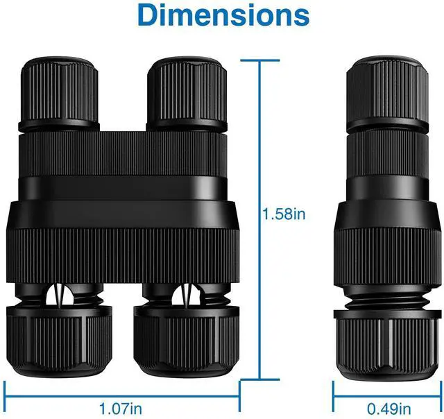 Alt view image 6 of 6 - Fastlock2 Low Voltage Wire Connector Landscape Lighting Connectors 14-18 Gauge Waterproof Low Voltage Connectors Outdoor Landscape Wire Connector for Garden Yard Path Lights, 24 Pack