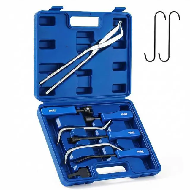 Main image of 10pc Drum Brake Tool Kit, Drum Brake Tool with Drum Brake Spring Tool, Brake Spring Compressor, Brake Spring Pliers, Drum Brake Adjusting Tool, Brake Spoon Set, Brake Drum Tool Kit