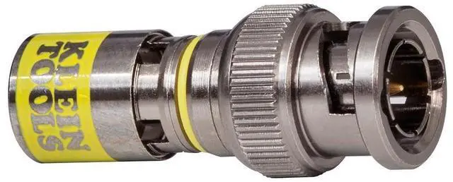 Main image of VDV813-607 Universal BNC Compression Coax Connector, for RG6/6Q Coaxial Cables, Male, 10-Pack
