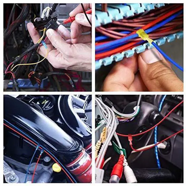 Alt view image 5 of 7 - 120Pcs T Tap Wire Connectors, T Wire Quick Splice Connector, T Connectors for Wiring with Storage Case (120Pcs)