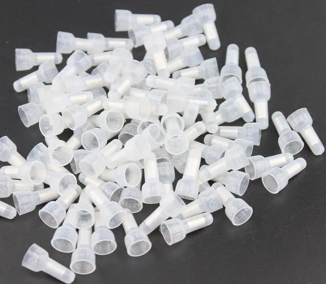 Alt view image 3 of 4 - 1000pcs CE2 Closed End Wire Crimp Connectors Protective Wire Crimp Cap Wire Connectors Terminals