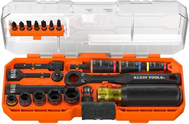 Main image of Tools 65301KNECT Impact Socket Set, KNECT (S) 23-Piece SAE Pass-Through and Flip Socket Tool Set, Impact Driver Adapter, MODbox Tool Organization