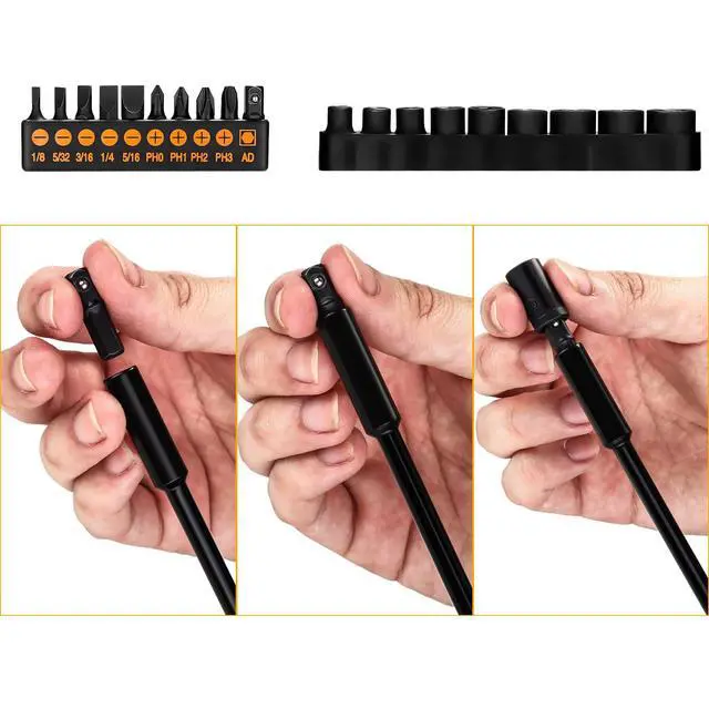 Alt view image 5 of 6 - Tool Kit Set Box Home Repair Tools Basic Hand Toolbox Sets 148Piece