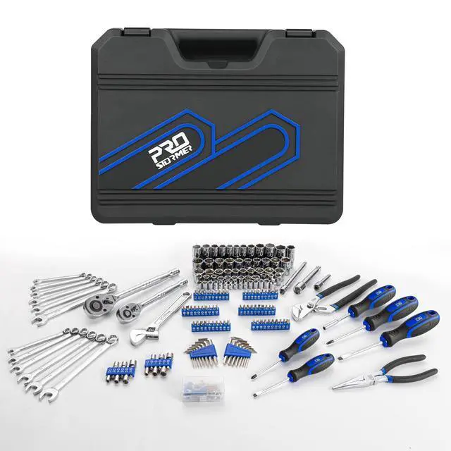 Alt view image 2 of 7 - Mechanics Tool Set with Drawer Box, 279-Piece SAE and Metric Mechanic Tool Kit with Wrenches & Sockets, General Tool Kit for Car, Motorcycle, Home Repair (Blue)