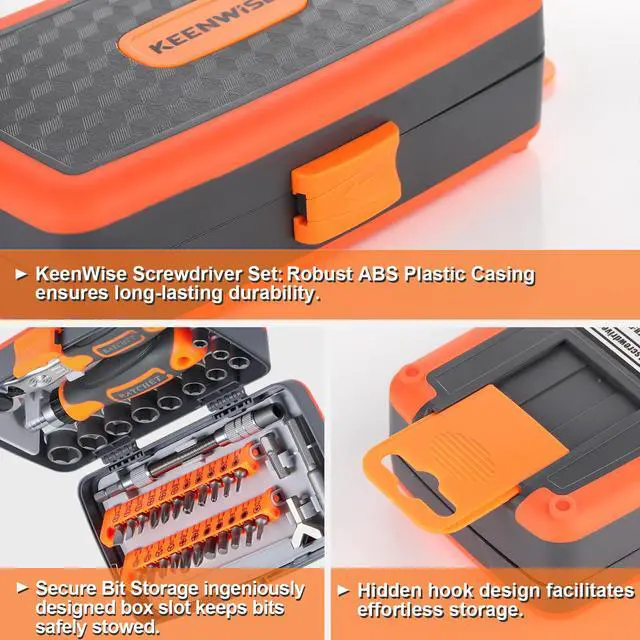 Alt view image 5 of 7 - Ratcheting Screwdriver Set: 38-in-1 Ratchet Screwdriver Tools Versatile Magnetic Tools for Mechanics and DIY Enthusiasts (2880B)
