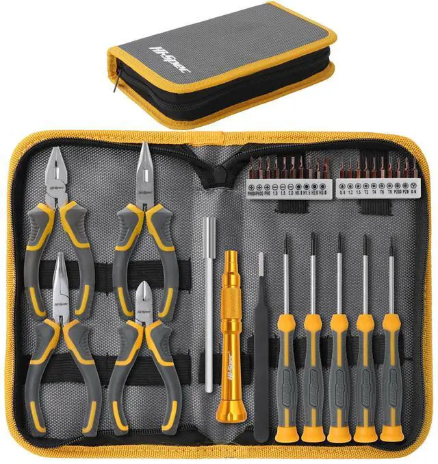 Main image of 32pc Electronics Repair & Opening Tool Kit Set for Laptops, Phones, Devices, Computer & Gaming Accessories. Precision Small Screwdrivers with Pentalobe Bits for iPhones & MacBooks