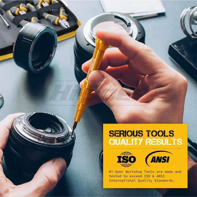 Alt view image 6 of 7 - 32pc Electronics Repair & Opening Tool Kit Set for Laptops, Phones, Devices, Computer & Gaming Accessories. Precision Small Screwdrivers with Pentalobe Bits for iPhones & MacBooks