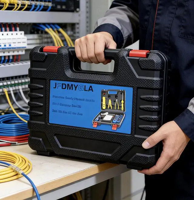 Alt view image 2 of 7 - Pass Through RJ45 Crimp Tool Kit, Network Tool Kit for Cat6 Cat5e Cat5, Ethernet Crimper Cat6 Cat5e Cat5 Crimping Tool with Wire Tracker, Pass Through Connectors