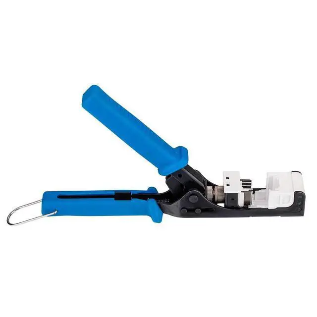 Alt view image 4 of 6 - 45° Angled Keystone Speed Termination Tool, Fast & Easy Time Saver Punch Down, 45-Degree RJ45 Cat5e Cat6 Cat6a Keystone Jack Installation, Ergonomic Grip