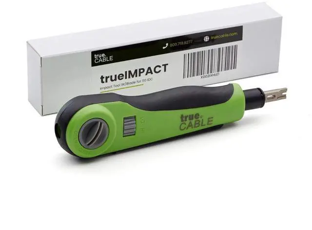 Main image of Impact Punch Down Tool With Blade for 110 IDC, Keystone Jacks and Patch Panels, trueIMPACT