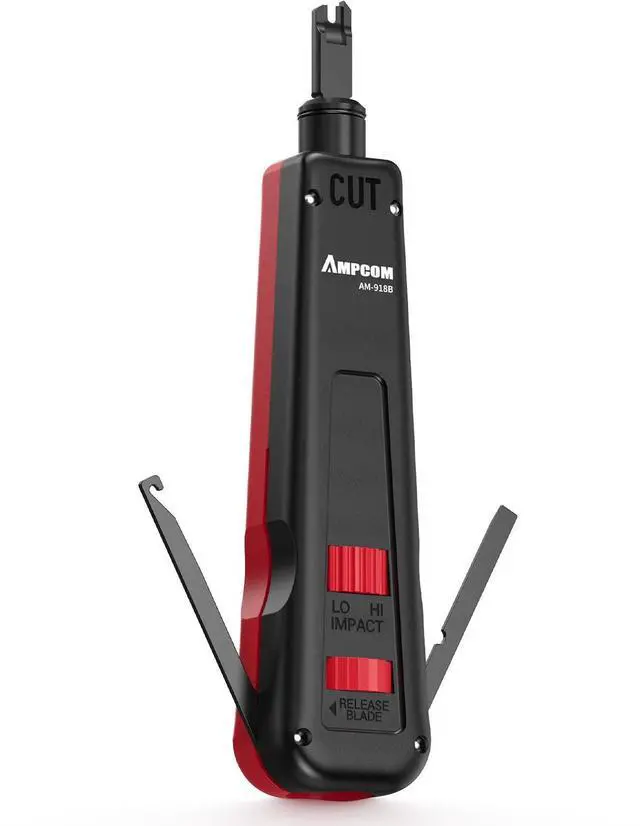 Main image of RJ45 Punch Down Tool with Cable Hook - AM-918B