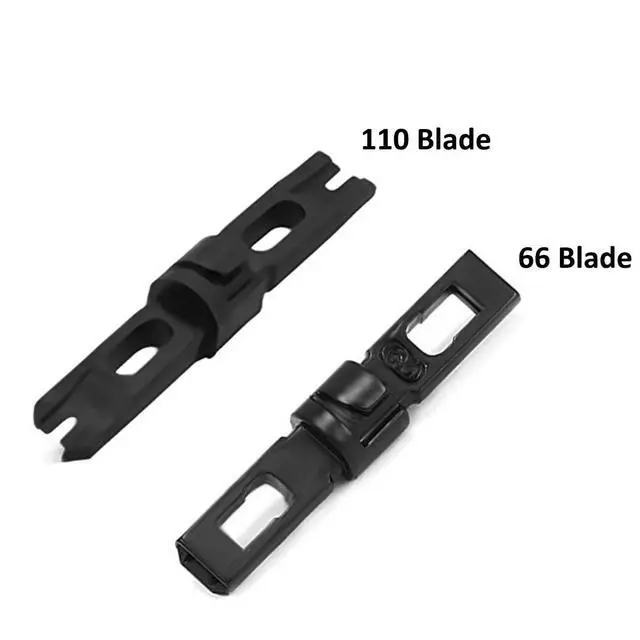 Alt view image 3 of 7 - Punch Down Impact Tool with 110 and 66 Blades, Network Wire Cable Cat6/Cat5e Telephone Impact Terminal Insertion Tools