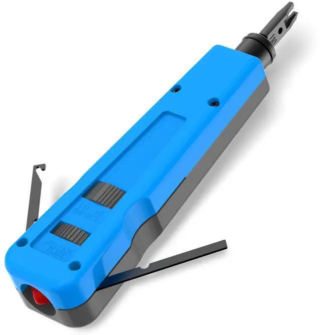 Main image of Punch Down Tool 110 Ethernet Keystone Punch Tool with 110/66 Blades Blue 1 Pack