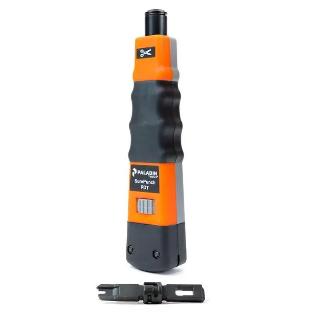 Alt view image 5 of 7 - PDT PA3571 Impact Punch Down Tool Cat6 with 66/110 Blade - 66 110 Punchdown Tool - Professional Grade, USA QC