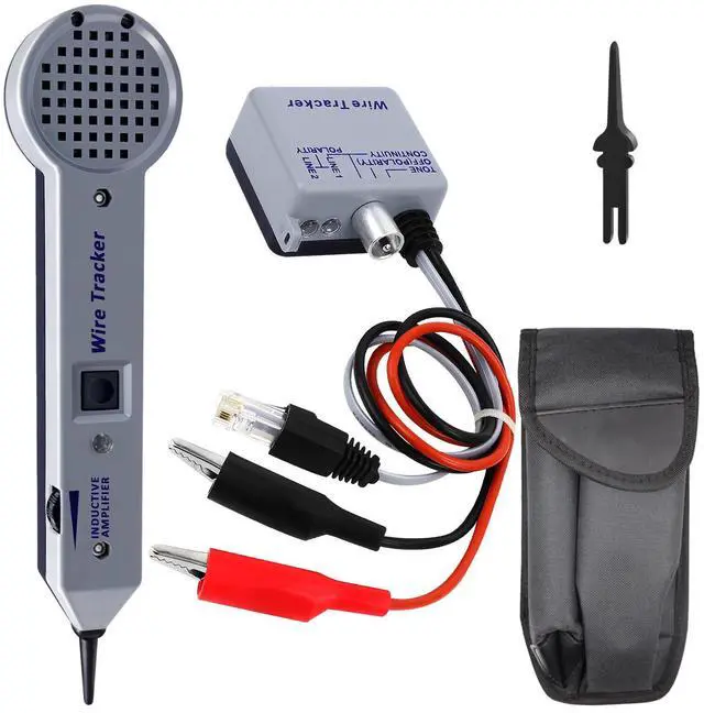 Main image of Tone Generator kit, Wire Tracer Circuit Tester, 200EP High Accuracy Wire Tester Kit, Wires Tone Tracer, Multi-Tone Cable Test Kits with Inductive Amplifier for Network Cables Collation