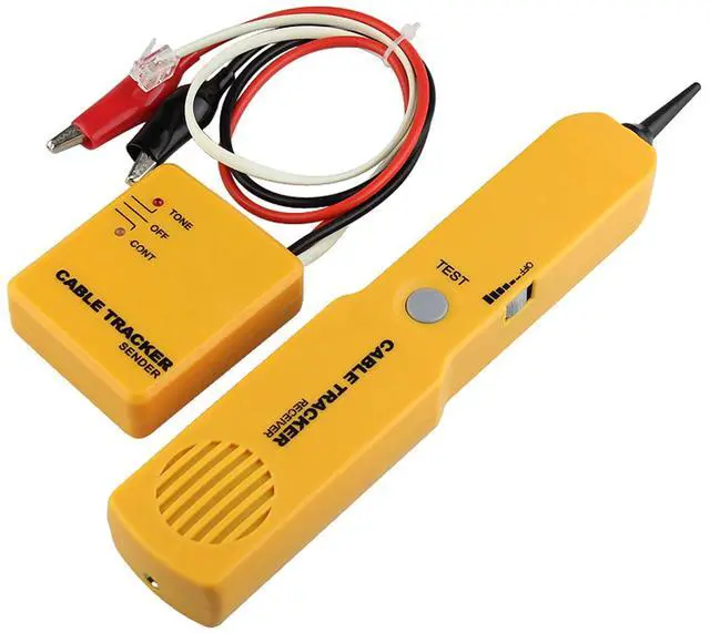 Main image of Electrical Wire Tracer Circuit Tester w/Tone Generator & Probe Kit, Cable Signal Locator Tester, Test Circuit Continuity, Network Telephone Line, Automotive Circuit Identify Tools w/Clips & RJ11 Plug