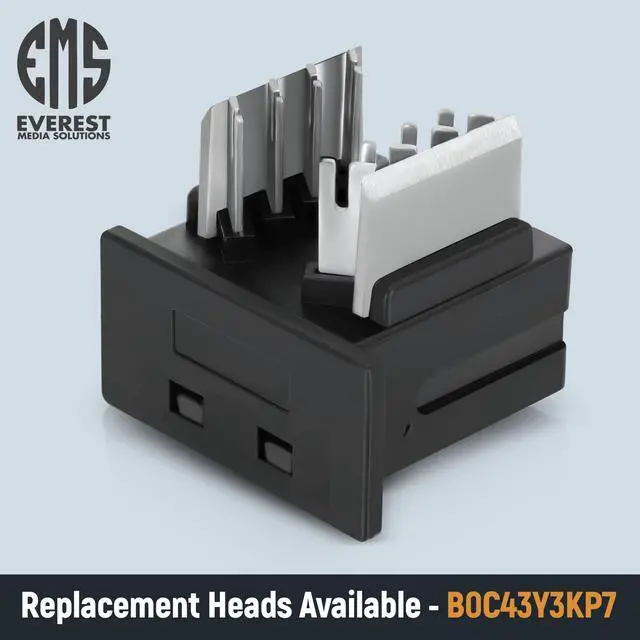 Alt view image 6 of 7 - 45Term - 45° Angled Speed Termination Keystone Tool - Time Saver Network Punch Down Tool - for Everest 45° Angled RJ45 Cat5e, Cat6a and Cat6 Keystone Jacks (B0BCHJPRY4)