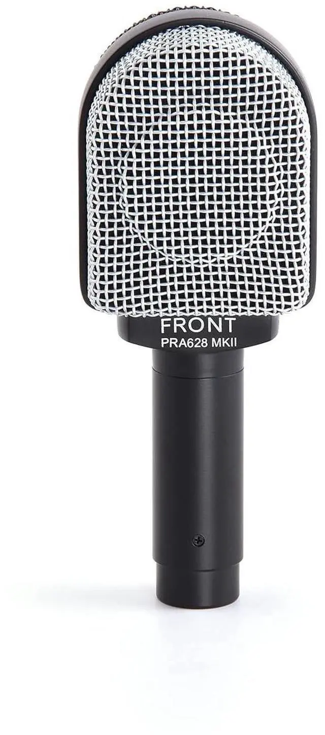 Main image of PRA628MKII Professional Dynamic Instrument Microphone, Wired Super-Cardioid Mic for Guitar/Bass Amps & Live Sound. Recording for Studio and Live Performance, Road-Ready with Clamp & Bag