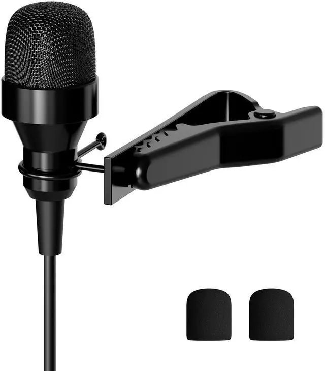 Alt view image 4 of 6 - Pro Lavalier Lapel Microphone MIC-J 017 Unidirectional Condenser Microphone Compatible with Shure Wireless Transmitter Mini XLR Ta4f Plug