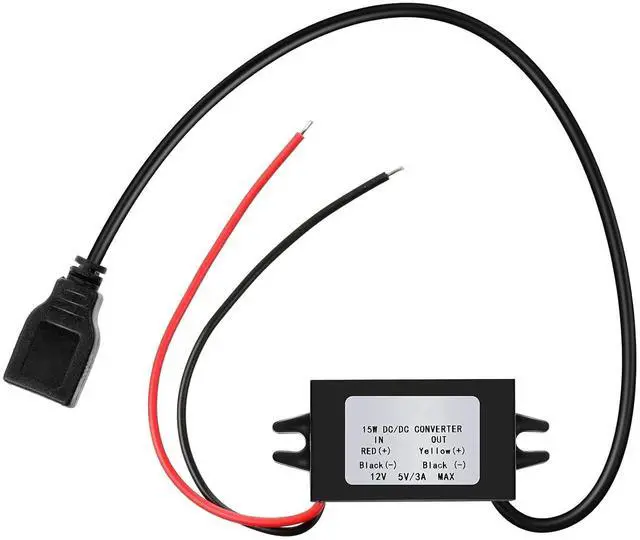 Main image of 1 Piece 12v to 5v Dc Converter Buck Module USB Output Power Adapter Dc Car Power Converter Regulator