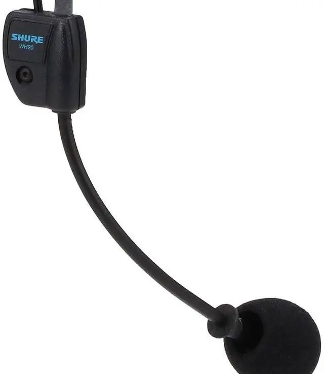 Alt view image 2 of 3 - WH20 Dynamic Headset Microphone (Wired) - Rugged, Lightweight, Secure Fit for Active Mic Users, for Instructors/Musicians, 3-pin Male XLR Connector with Detachable Belt Clip (WH20XLR)