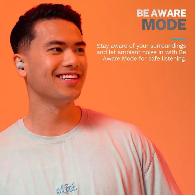 Alt view image 3 of 7 - Go Air Pop+, True Wireless Earbuds, Bluetooth Earbuds with Microphone, Dual Connect, EQ3 Sound, Mint Green