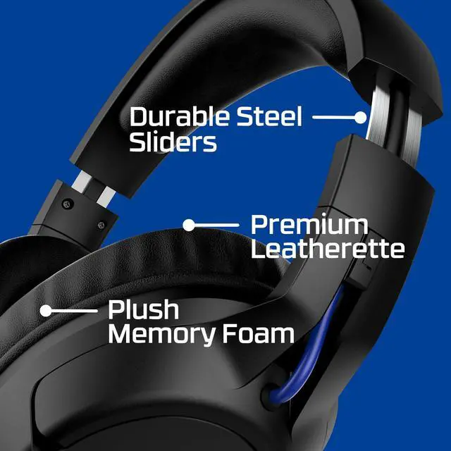 Alt view image 3 of 4 - Cloud Flight Wireless Gaming Headset for PS5 and PS4, Up to 30-hour battery, Memory foam ear cushions and premium leatherette, Noise-Cancelling Microphone with LED Mic Mute