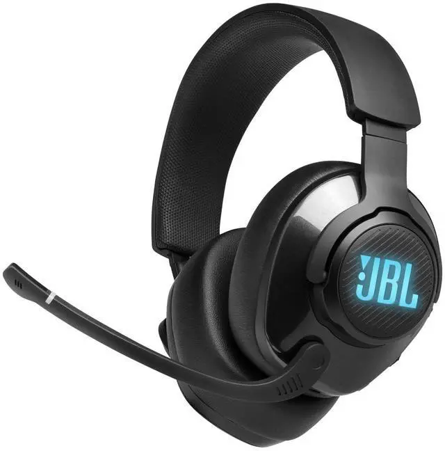 Main image of Quantum 400 - Wired over-ear gaming headset with game-chat balance dial, JBL QuantumSURROUND and DTS, Voice focus directional flip-up mic and memory foam ear cushions (Black)