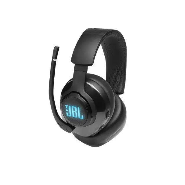 Alt view image 5 of 7 - Quantum 400 - Wired over-ear gaming headset with game-chat balance dial, JBL QuantumSURROUND and DTS, Voice focus directional flip-up mic and memory foam ear cushions (Black)