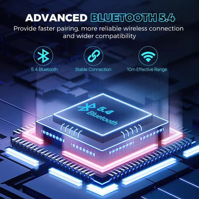 Alt view image 5 of 7 - Bluetooth Earplug Headphones, Neckband Wireless Earbuds earplugs-29db Noise Reduction isolating in-Ear earplug Earphones and Controls,IPX6 sweatproof,20+Hour Battery(Blue)