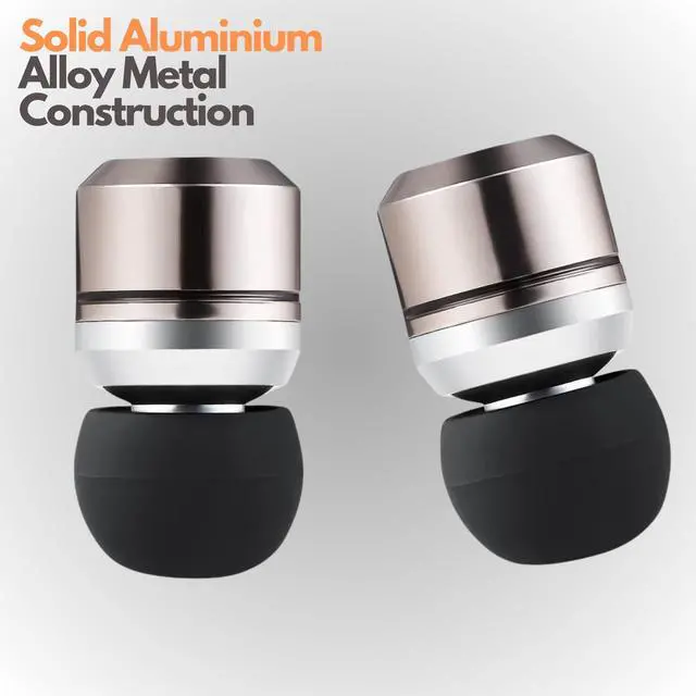 Alt view image 4 of 7 - SP3060VC Wired Earbuds with Mic, in Ear Headphones with Deep Bass, Noise Isolating Earphones, 10mm Drivers, Tangle Free Cable, 3.5mm Jack