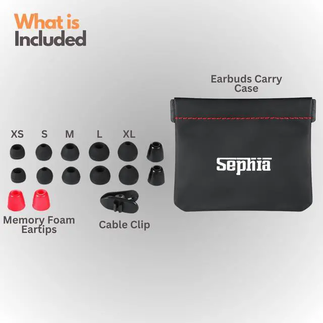 Alt view image 7 of 7 - SP3060VC Wired Earbuds with Mic, in Ear Headphones with Deep Bass, Noise Isolating Earphones, 10mm Drivers, Tangle Free Cable, 3.5mm Jack